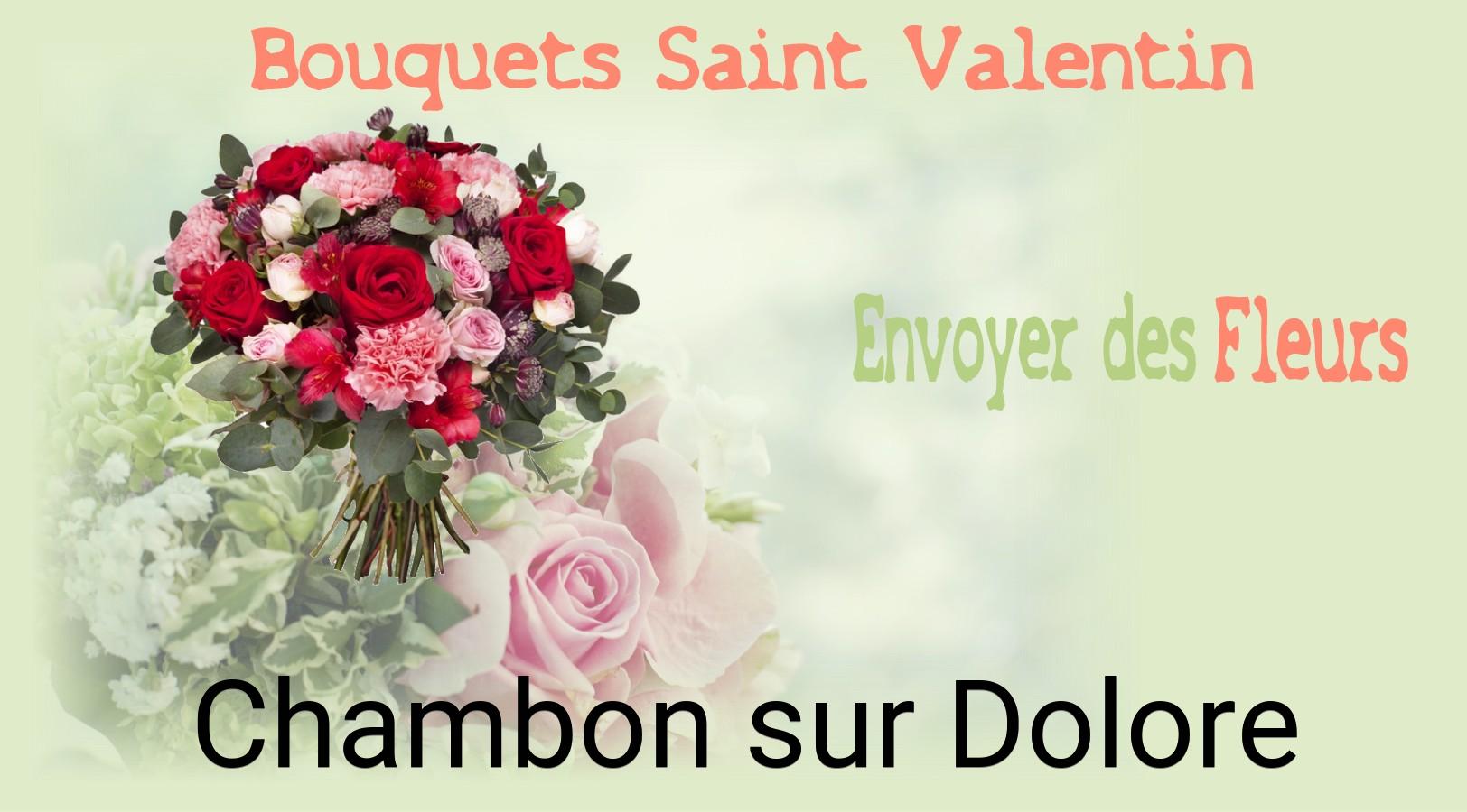 Roses de Saint-Valentin livrées à Chambon-sur-Dolore